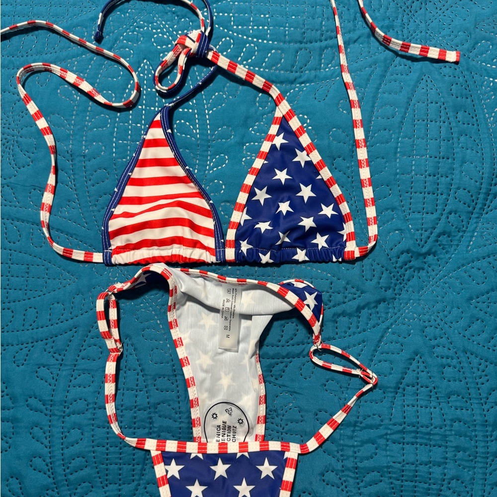 Star-Spangled Bikini Set - Picture 4 of 4